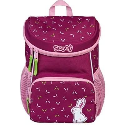 Imagen de Scooli Mini Me I Ergonomic Backpack for Kids 2 5 Years Old with Removable Chest Strap Kindergarten, Nursery and Nursery, Rosie Rabbit, Rabitt