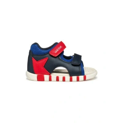 Imagen de Geox Sandalias de senderismo para niños, Talla: 18, Navy royal Zapatos