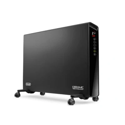 Imagen de DeLonghi HX65L22 Convector con 3 niveles de potencia, para hasta 65 m3, función ECO, 2200 W, Schwarzgrau