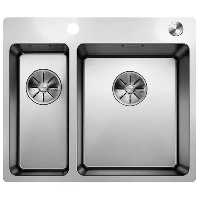 Imagen de Blanco 525247 Fregadero de cocina acero inoxidable, 340mm/180mm Becken rechts