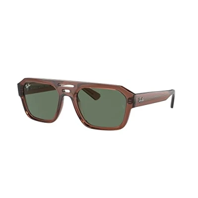 Imagen de Ray Ban Unisex Gafas de sol, Talla: 54, Transparent green