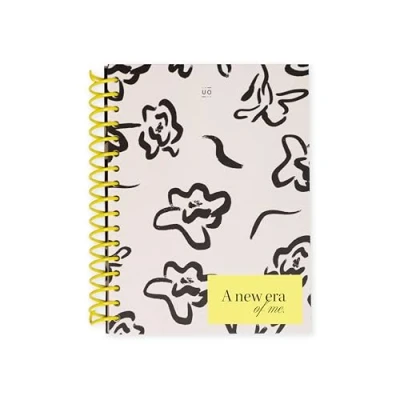 Imagen de UO Cuaderno A5 A New era of me, Tapa Dura, 200 páginas, libreta Puntos, 15x22 cm, Regalo, papelería Bonita