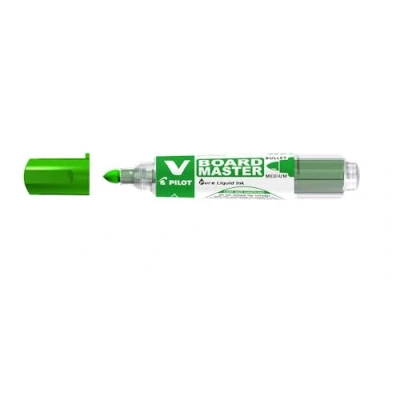 Imagen de Pilot V Board Master Rotulador de pizarra Marcador Verde Begreen Punta Conica Media (Caja 10 unidades)