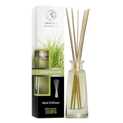 Imagen de Difusor de Lemongrass 100ml Aceite Esencial Natural Fragancias Ambiente Intensas y Duraderas para Hogar Aromaterapia Reed Diffuser