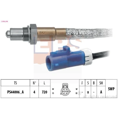Imagen de EPS 1.998.298 Sonda lambda Made in Italy OE Equivalent térmico, plana, Rosca engrasada FORD: FOCUS 2, FIESTA 5, 3