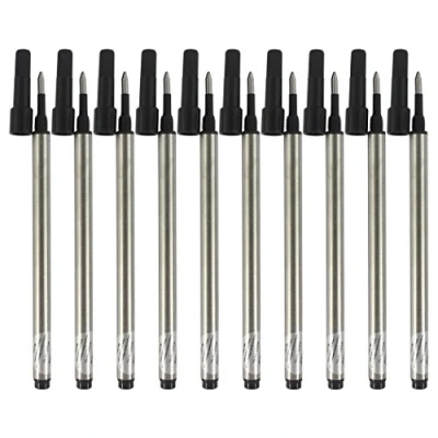 Imagen de Sipliv recambios de roller tipo tornillo, paquete 10 piezas, 0,7 mm, tinta negro