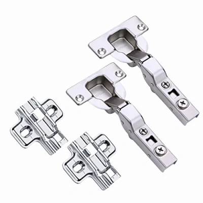 Imagen de HAFELE 95 Grado Fuerte Semi Solapado Bisagras 40mm Automática para Puerta GRUESA y PESADA con Amortiguación Bisagra Mecanismo de Suave Lento Cierre Puertas Mueble Armario Cocina Juego 2
