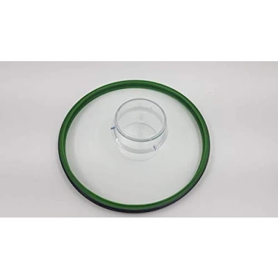 Imagen de THERMOMIX TM31, Goma, Junta Verde DE LA TAPADERA + CUBILETE Transparente, VASITO MEDIDOR
