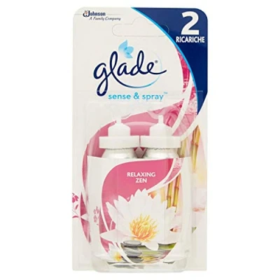 Imagen de Glade Sense &amp; Spray Recarga Doble, Ambientador para Ambientes, Fragancia Relaxing Zen