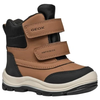 Imagen de Geox B FLANFIL Boy ABX, Bota de Nieve Bebé Niños, Tobacco/Black, 22 EU
