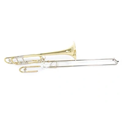 Imagen de Roy Benson Trombón Tenor Sib/F(Sib) TT 227F (campana de latón 8&quot;, calibre 12,7 mm, láminas alpaca, con una cuarta o tercera válvula única, tanto para músicos consumados como niños).