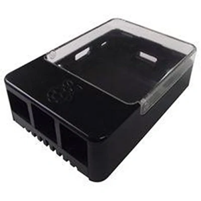 Imagen de Raspberry pi Case f. type b+/b2/b3 black, cbpihat blk