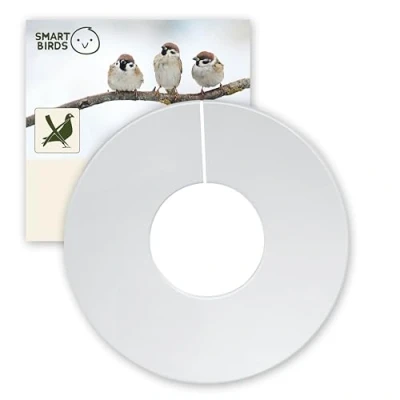 Imagen de Anillo Bloqueador de pájaros Grandes, Transparente, Evita Que Las Palomas, Cuervos y Otros Grandes no deseados asusten a los más pequeños, para Smart Birds Bird Feeder Davos