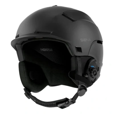 Imagen de Sena Latitude S1, Casco para Nieve con Altavoces y microfono Integrados, Intercomunicador Bluetooth de 4 vías, Comunicación Abierta a Manos Libres, Música en Streaming, Certificado CE (Talla M)