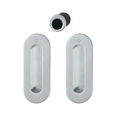 Imagen de Hoppe 3207429 Puerta Corredera Juego M472 enroscado BL oculta, cromado mate