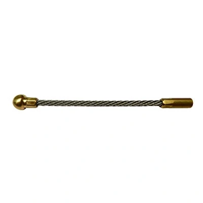 Imagen de Cabezal de curva guía flexible en cuerda acero inoxidable. Para guia pasacables Ø6 mm
