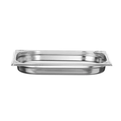 Imagen de HENDI Recipiente GN 1/2,contenedor GN,esquinas reforzadas,resistente a Temperaturas de 40 300C,apto para hornos,congeladores,calientaplatos,baño María,2L,325x265x(H) 40mm,acero inoxidable
