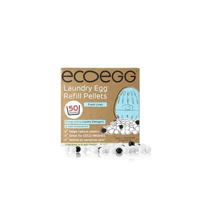 Imagen de Ecoegg Recargas de Huevos Para Lavadero Alternativa detergente ecológico y económico Aroma lino fresco Robado huevo lavadora Mejora la suavidad tela 50 lavados