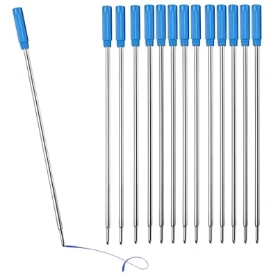 Imagen de 5 recambios de tinta azul para bolígrafos CROSS 11,6 cm color compatible con 8513, punta tamaño mediano (5)