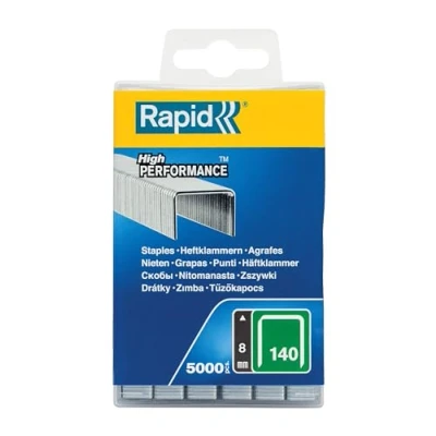 Imagen de Rapid 40303089 Grapas, Plata, 8mm, Set de 5000 Piezas