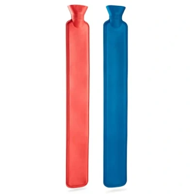 Imagen de Bolsa Agua Caliente Larga Botella de Caucho Natural, 2 Litros, Pack 1 o Unidades Regalos Invierno Navidad (Paquete 2)