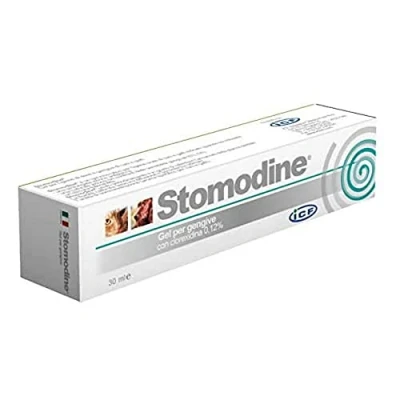 Imagen de Fatro Stomodine Pasta Dental Antisarro para Perros y Gatos 30 gr