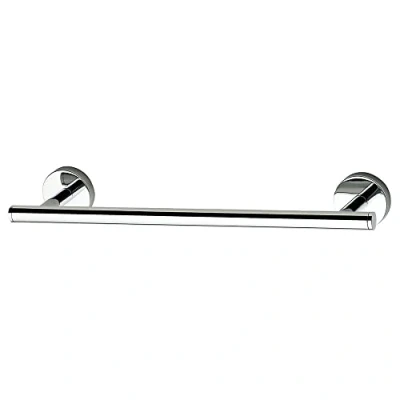 Imagen de Kibath 324674 Barra Toallas de diseño. Fabricado en Acero Inoxidable y Acabado Cromo Brillo. con Dos Opciones colocación, Adhesiva o Tornillos