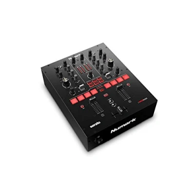 Imagen de Numark scratch Mezclador de DJ, dos canales para Serato DJ Pro, Crossfader Innofader, licencia DVS, 6 selectores efectos acceso directo, performance pads, 24 bits calidad sonido