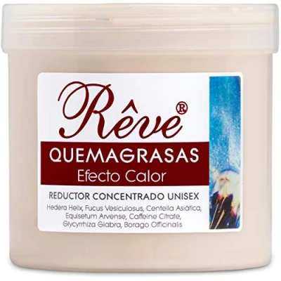 Imagen de REVE Quemagrasas Efecto Calor Gel de crema reafirmante adelgazante anticelulítica potente reductora abdomen, caderas y glúteos para hombre mujer 500 ml.