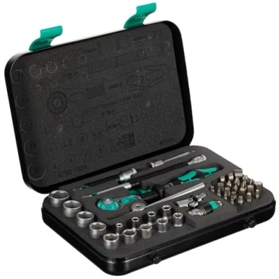 Imagen de 8100 SA 2 Juego de carraca Zyklop Speed, cuadradillo 1/4&quot;, métrico, 42 piezas