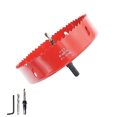 Imagen de corona 152 mm,Sierra de M42 HSS LAIWEI para taladrar agujeros en madera, cartón yeso, perfiles aluminio, PVC y otros materiales