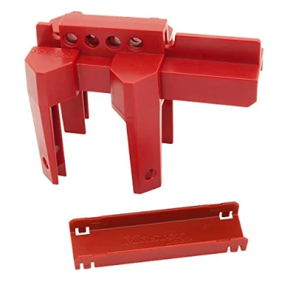 Imagen de Master Lock Bloqueo Ajustable de válvula Bola S3080, Rojo, 15.0 cm x 8.4 8.2
