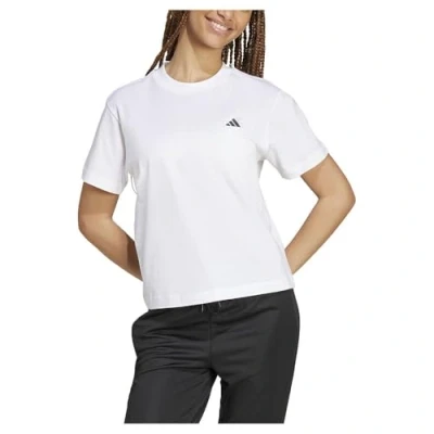 Imagen de adidas Sportswear Essentials Small LOGO Camiseta básica, Mujer, Talla: XS, White