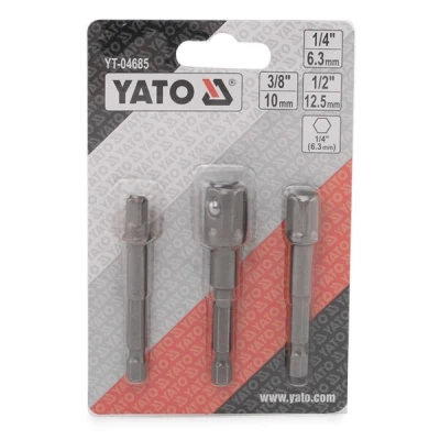 Imagen de YATO YT 04685 Portapuntas 1/4, 3/8, 1/2
