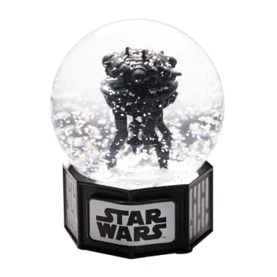 Imagen de Bola Nieve Star Wars Droide sonda Figura Wars, Decoración Navidad de Cristal y Base Resina, Merchandising Oficial