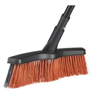 Imagen de Fiskars Cabezal de Escoba Multiuso con cerdas Powerclean, Ancho: 37,5 cm, M, Plástico, Negro, Solid, 1025930