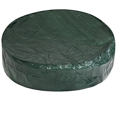 Imagen de Kingsleeve Lona de protección Funda Protectora Redonda 188x90 50cm para Conjunto jardín Resistente