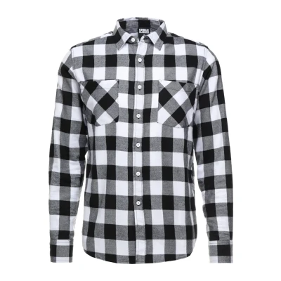 Imagen de Urban Classics Checked Camisa, Hombre, Talla: Medium, Black/white