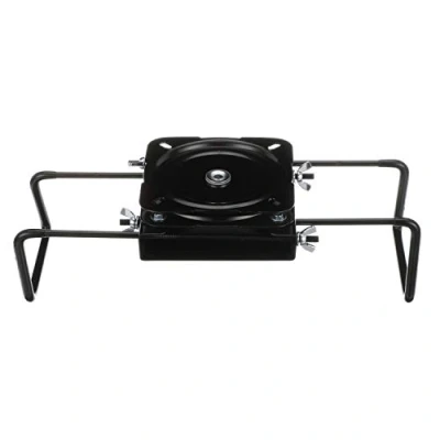 Imagen de attwood 15700 3 Soporte de Asiento, Abrazadera con Giratorio, se Ajusta 7 ½ Pulgadas a 18 Pulgadas, Negro, Aluminio Recubierto Polvo