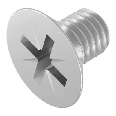 Imagen de SECCARO Tornillo avellanado M5 x 7 mm, acero inoxidable V2A VA A2, DIN 965, Phillips / PZ, rosca completa, 20 unidades