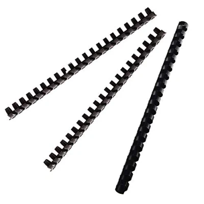 Imagen de Fellowes 8mm, 100pk Accesorio para encuadernado (100pk, Negro, De plástico)