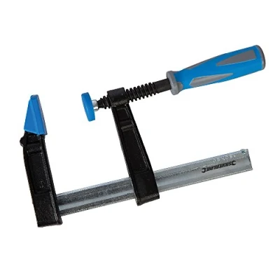 Imagen de Silverline Tools daptez Alta Resistencia Abrazadera F 150 x 80mm Agarre Suave HOBBY Carpintería Bricolaje, multicolor