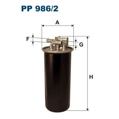 Imagen de FILTRON PP 986/2 Filtro Combustible de tubería 10 AUDI: A6 C6 Berlina, Avant, Allroad