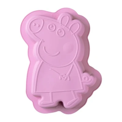 Imagen de Dr Oetker Molde de Silicona Peppa Pig Forma original para horneado, resistente al calor y a los ácidos, capacidad 1200 ml, crear pasteles con personajes divertidos deliciosos
