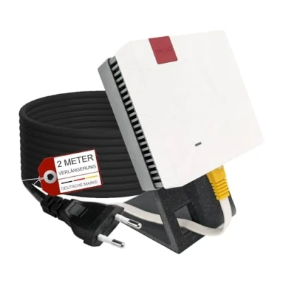 Imagen de TronicXL extensión 2m + Soporte Repetidor WiFi Compatible con Fritz 600 1200 1750E 2400 AVM Fritz! 200cm