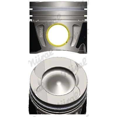 Imagen de NÜRAL 87 433400 10 Pistóns 83 con casquillo para cubo de perno, canal refrigeración, soporte segmento pistón, Biela trapecial norauto,