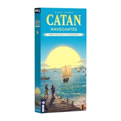 Imagen de Devir Catan: Expansión Navegantes Para 5 6 pers, Juego de Mesa Familiar y con Amigos +10 años (BGNAV56)