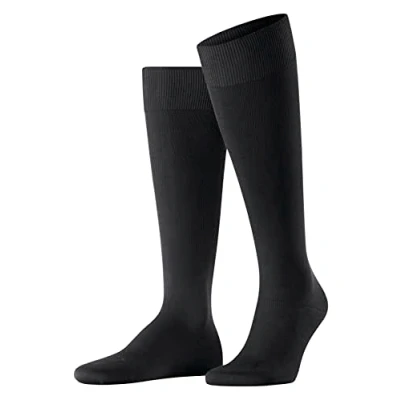 Imagen de FALKE Energizing Cotton M KH algodón con compresión 1 par, Calcetines largos Hombre, Negro (Black 3000), 43 44