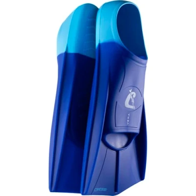 Imagen de CRESSI Vera Fins Blue/Azure M Aletas Cortas Unisex 100% Silicona con Calzante Cerrado, para Natación, Entrenamiento en Aguas Abiertas, Piscina, Apnea, Buceo, Azul/Azul Claro, (EU 39/41)