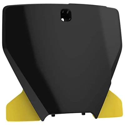 Imagen de Polisport 8666500002 Portanúmeros Frontal réplica OEM Fabricado en plástico Brillante Duradero y Resistente Compatible con Motocicletas Husqvarna Color Negro